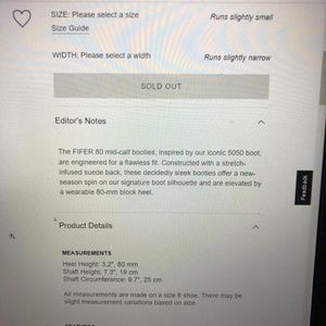 STUART WEITZMAN BOOTS FIFER 80